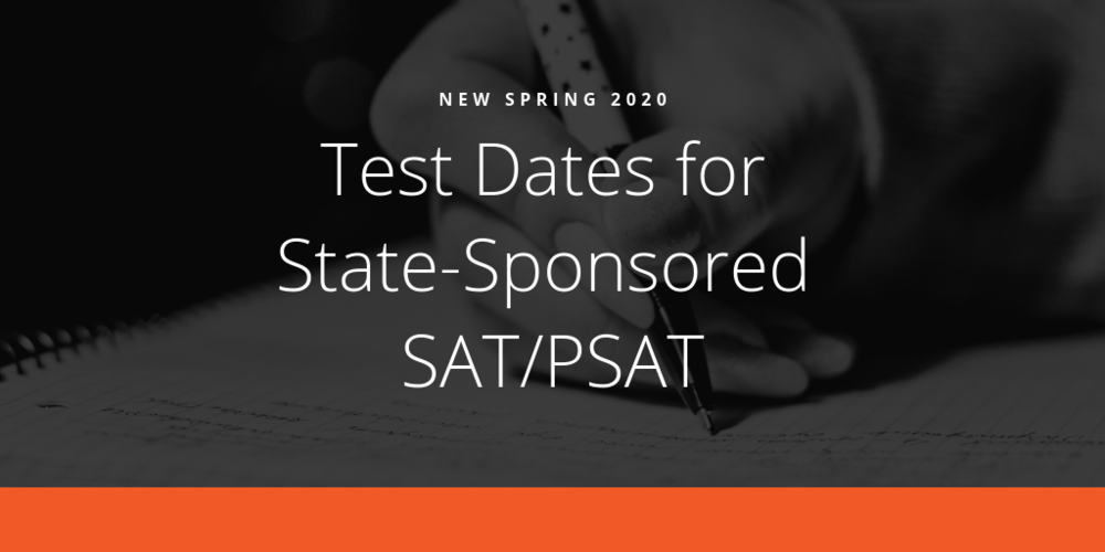 Spring 2020 Test Dates