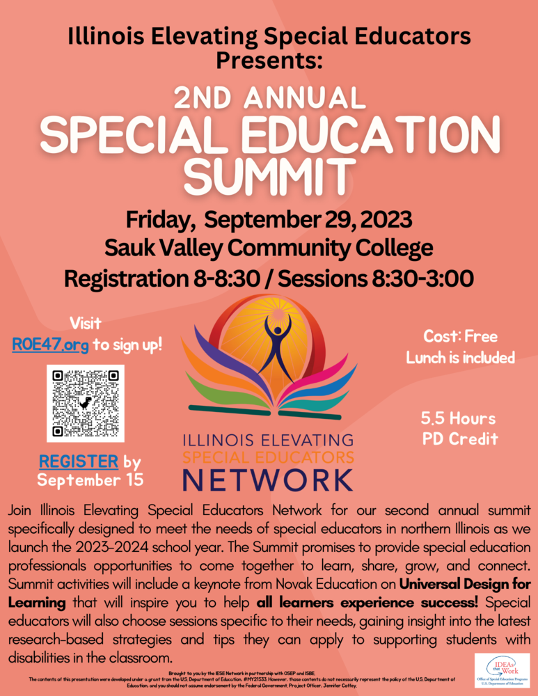 IESE Network: Special Education Summit (For Teachers) | Illinois ...