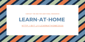 Learn at Home Resources for Educators and Families