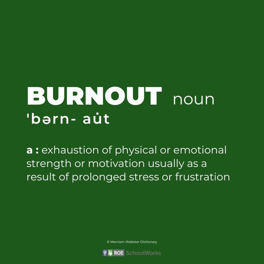 Burnout definition: a : exhaustion of physical or emotional strength or motivation usually as a result of prolonged stress or frustration