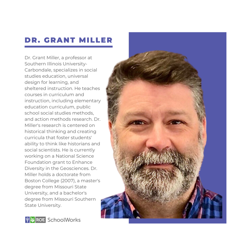 Bio of Dr. Grant Miller w/ picture