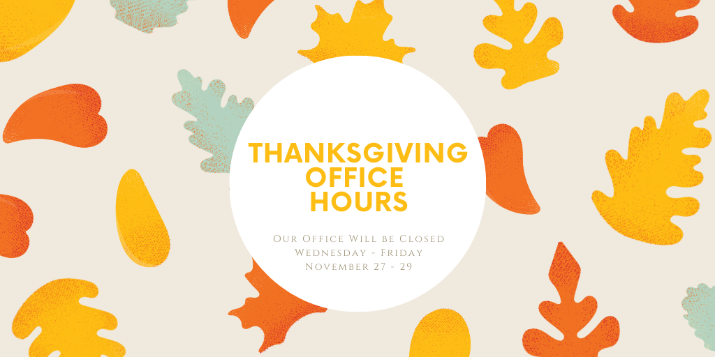 Thanksgiving Office Hours