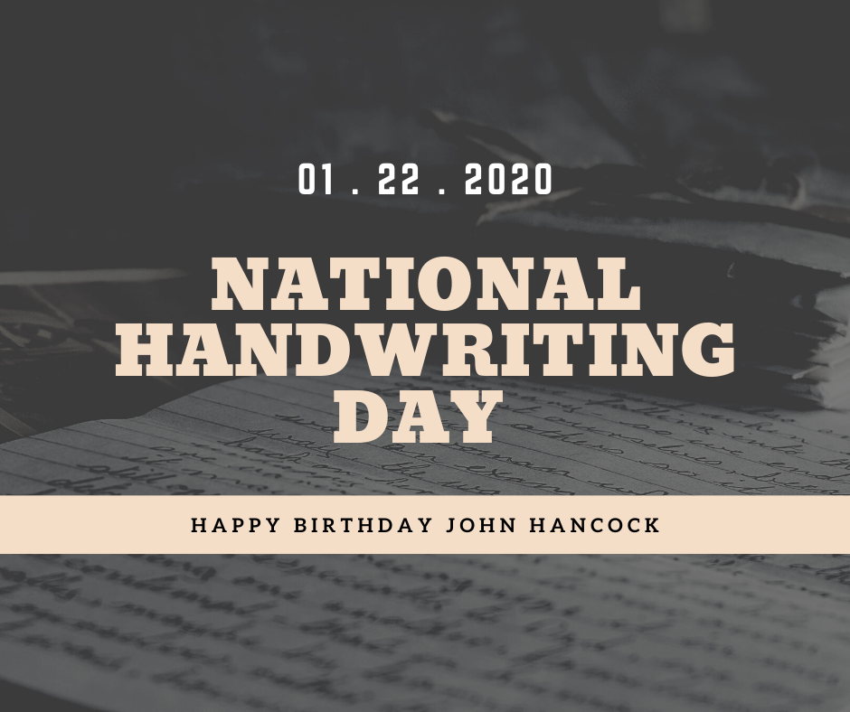 National Handwriting Day